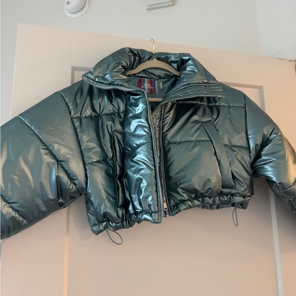Urban Outfitters Metallic Puffer NWT